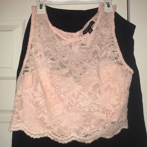 Two piece prom dress